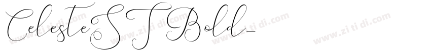 CelesteST Bold字体转换